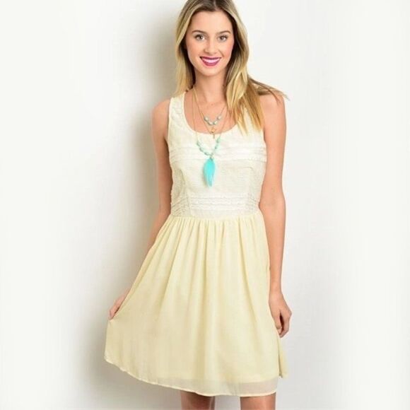 *Clearance* Yellow Dress  - Picture 3 of 3